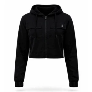 Cropped Jacket Black