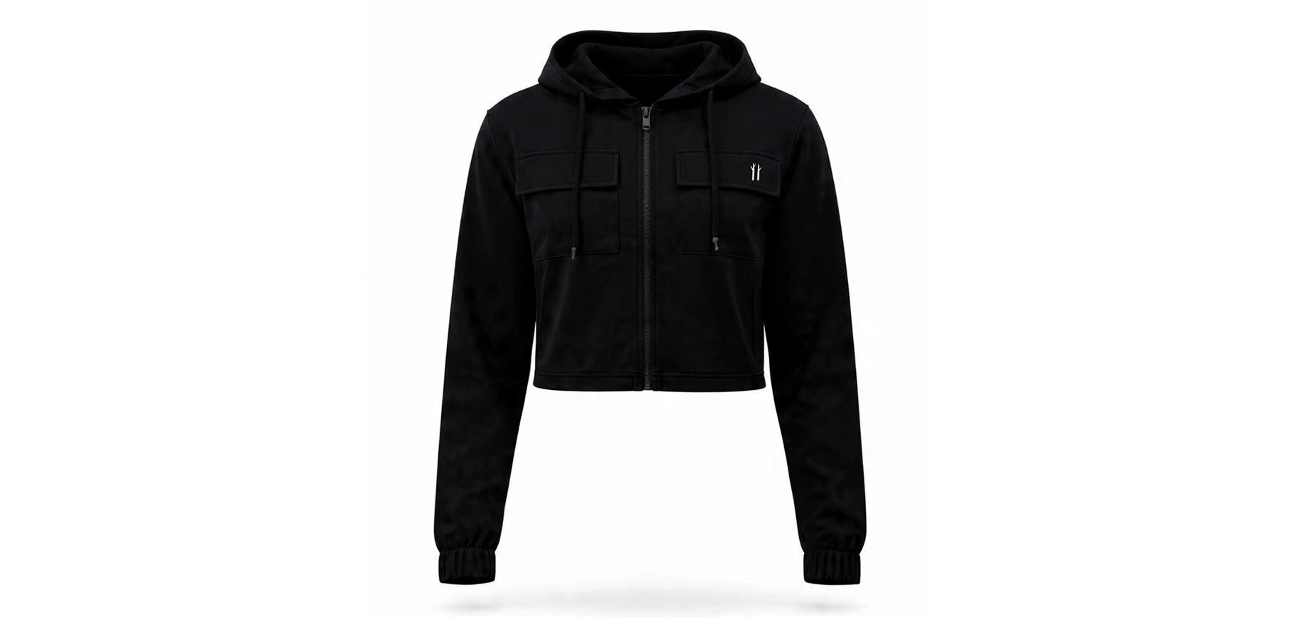 Cropped Jacket Black