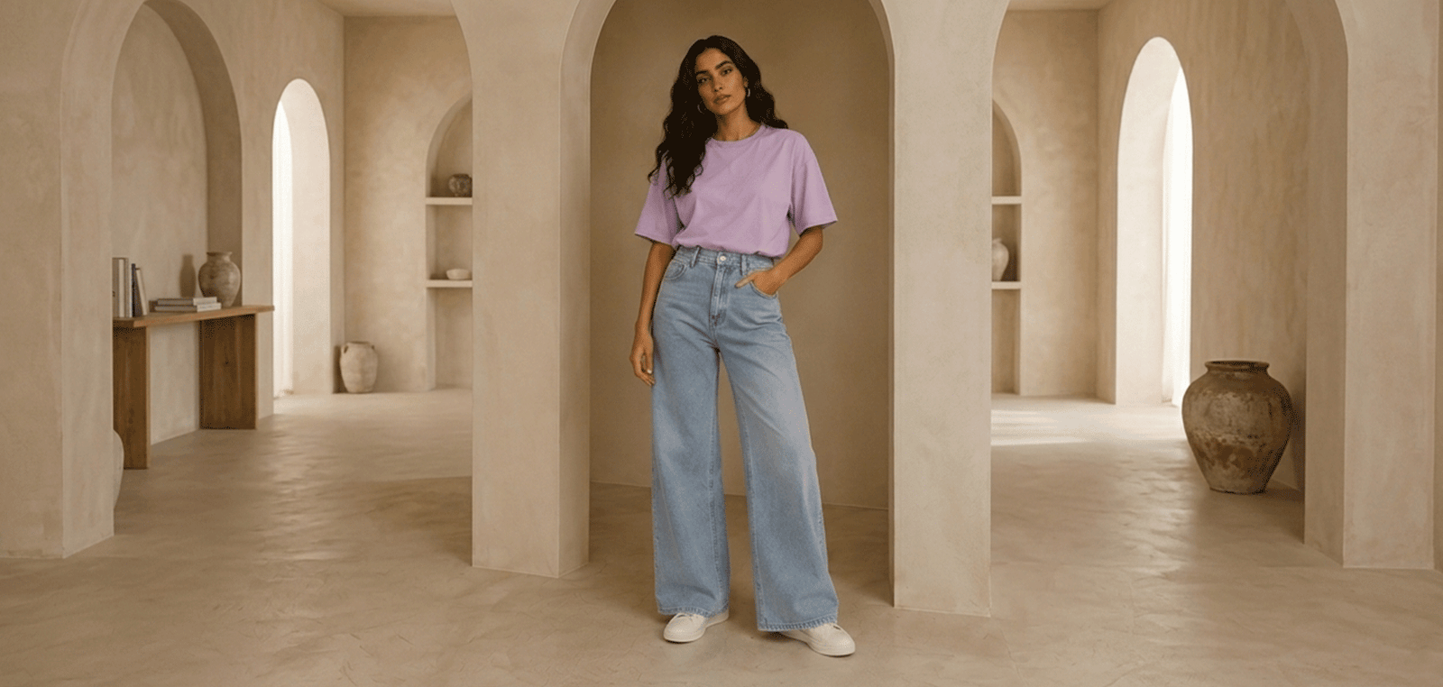 Acid washed purple Shirt