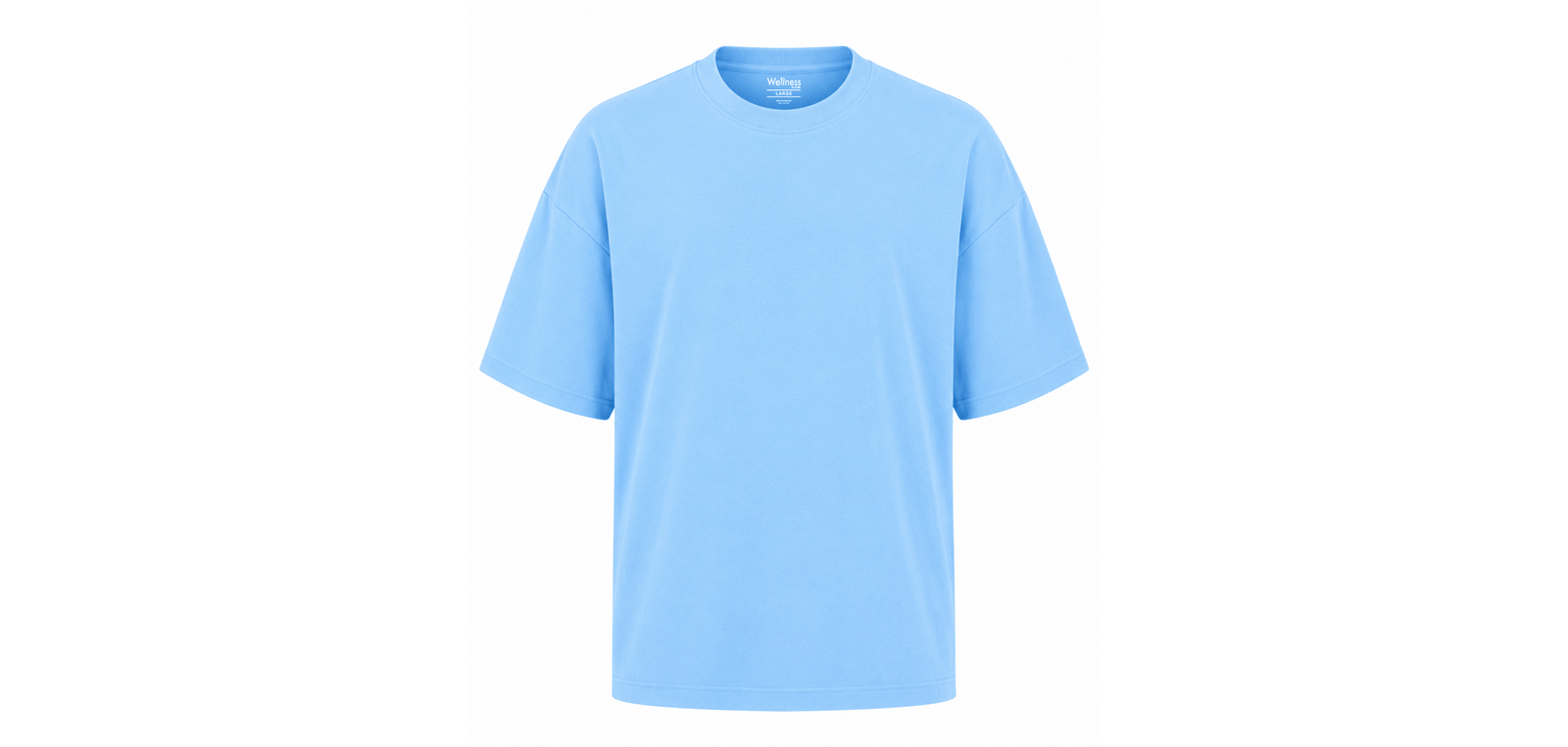 Oversized T-Shirt Sky Blue